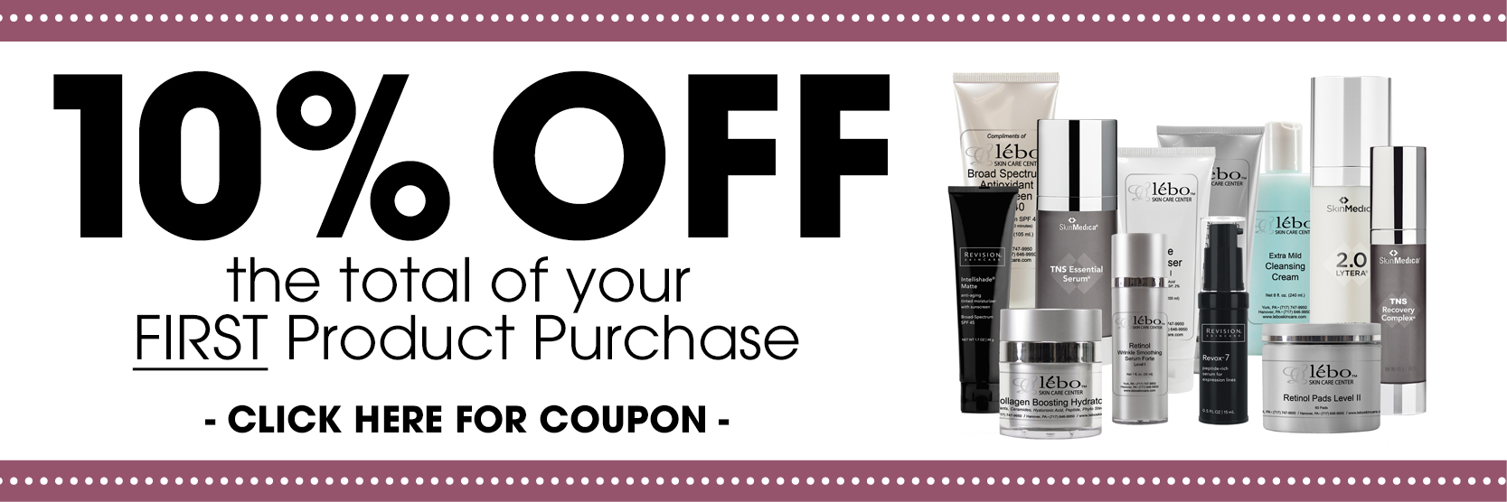 Promotions • Lébo Skin Care Center