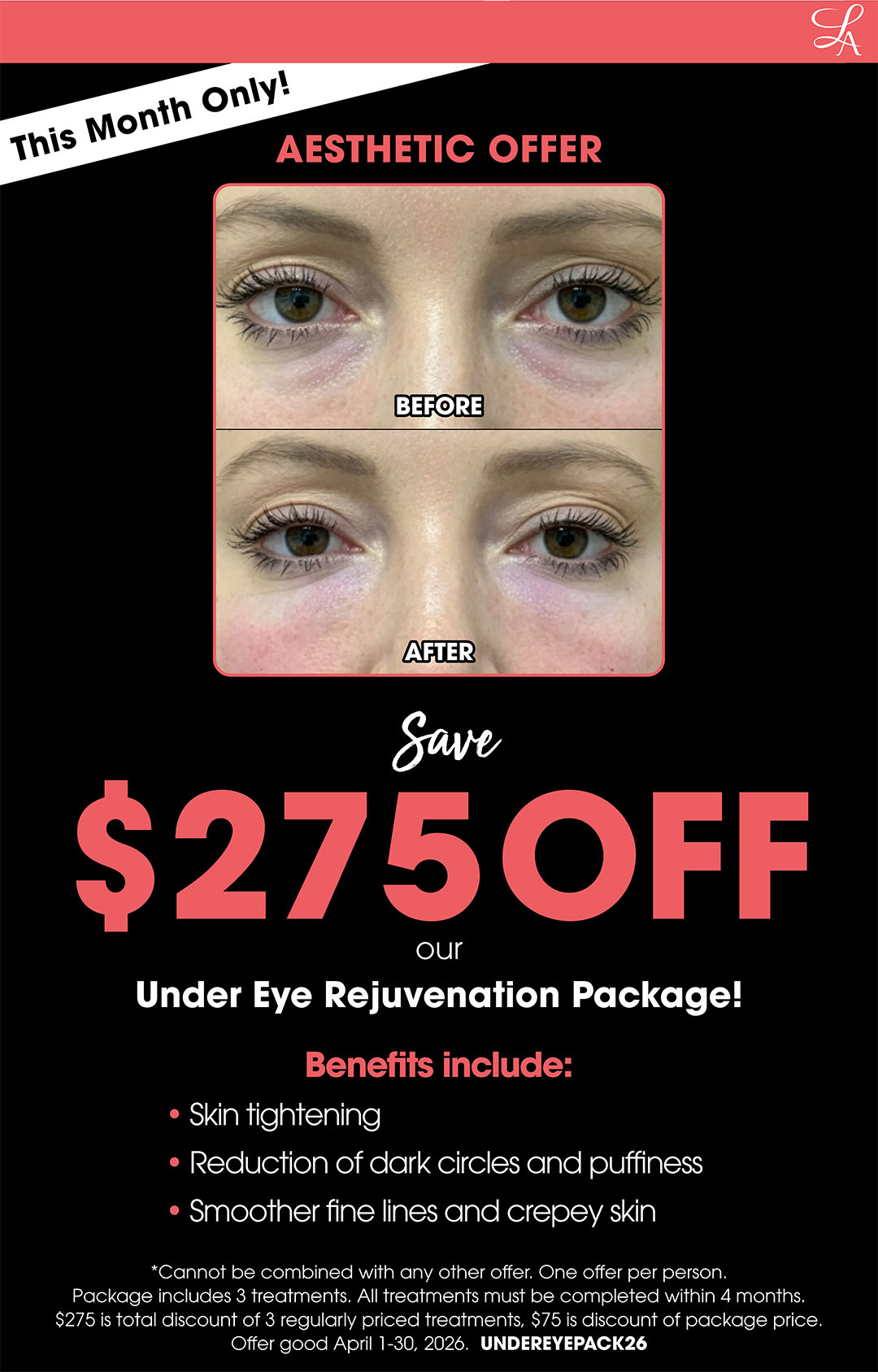 April Under Eye Rejuve Offer Landing page