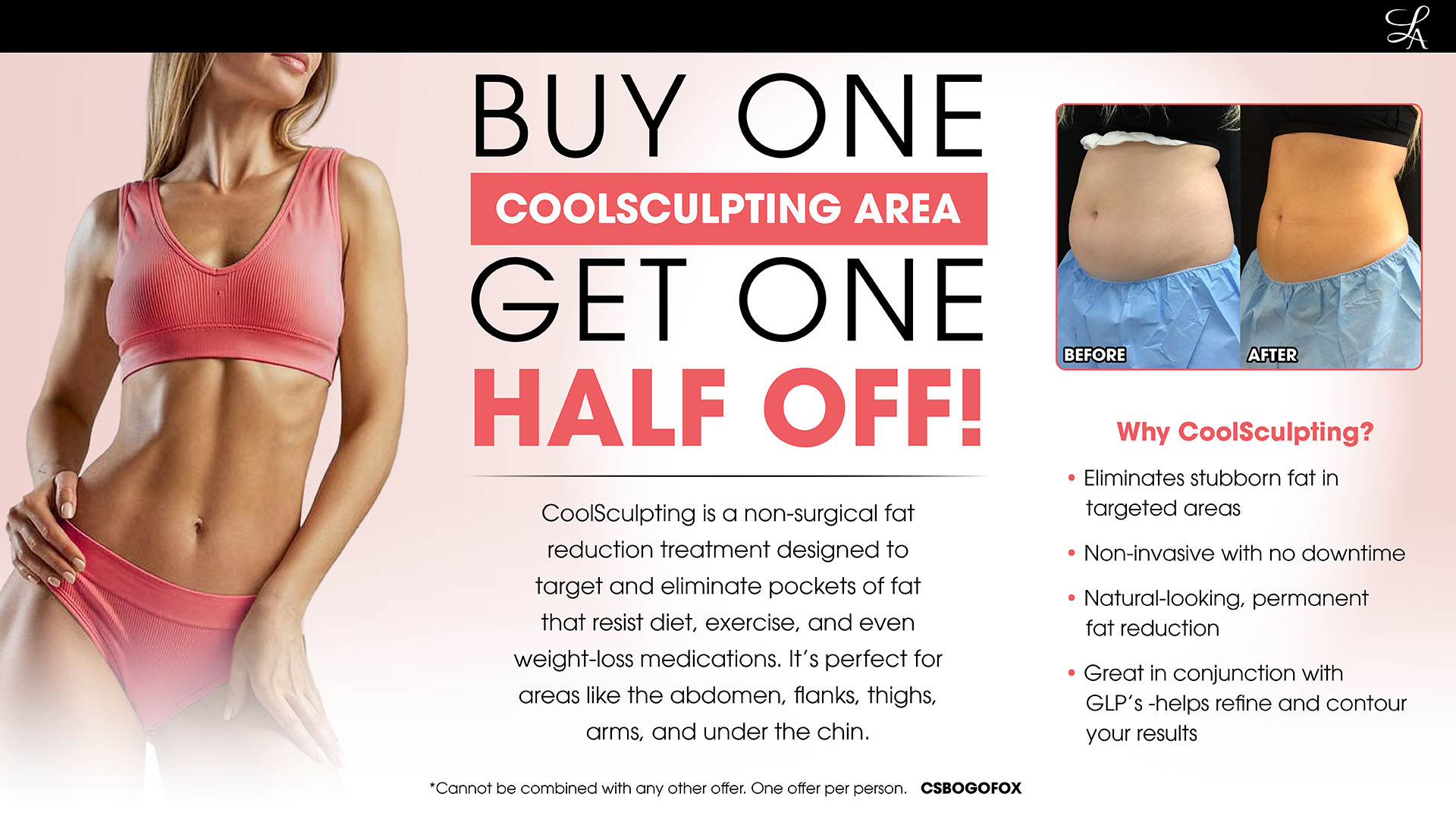 CoolSculpting BOGO Offer