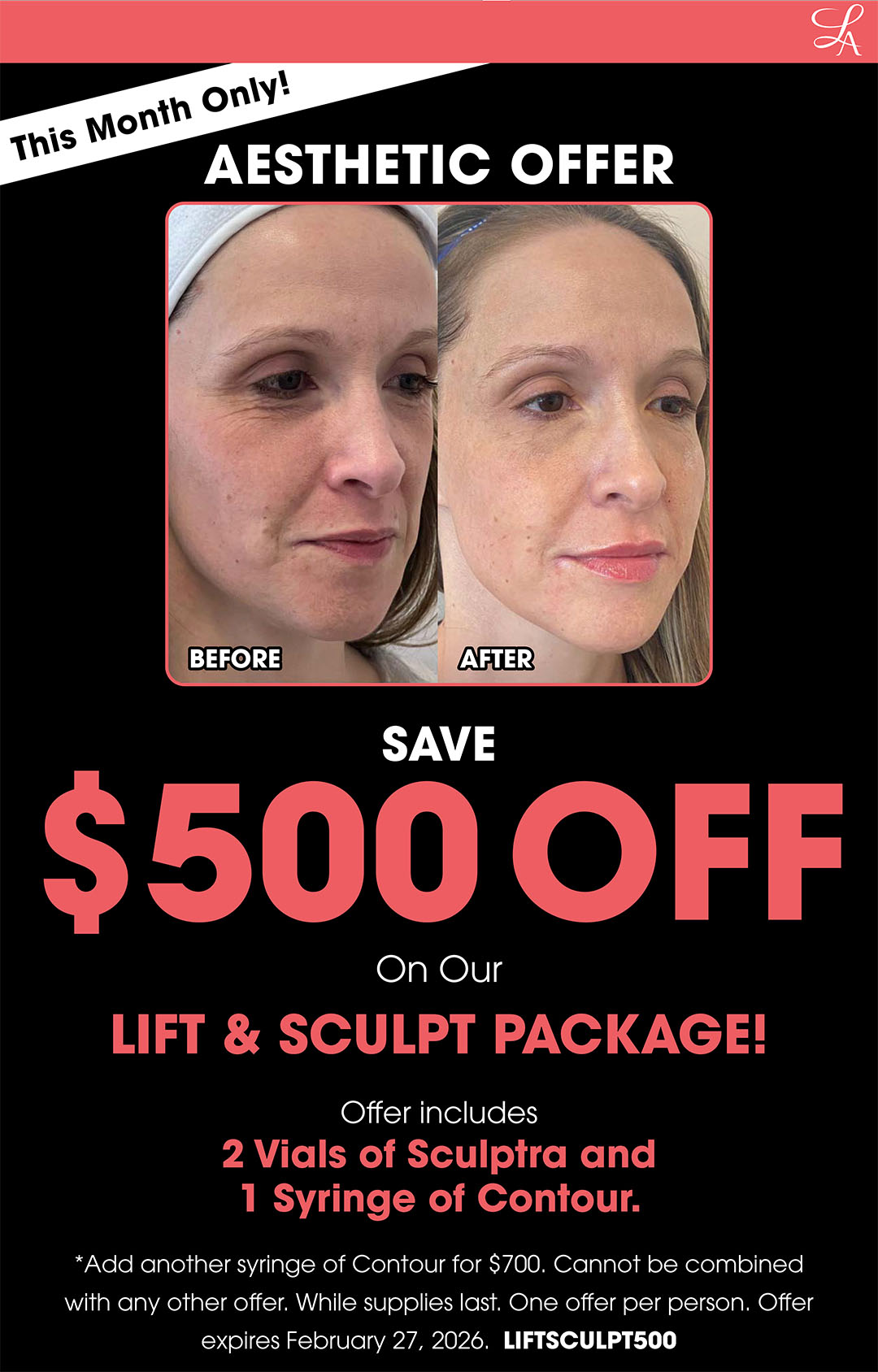 February Lift and Sculpt Offer