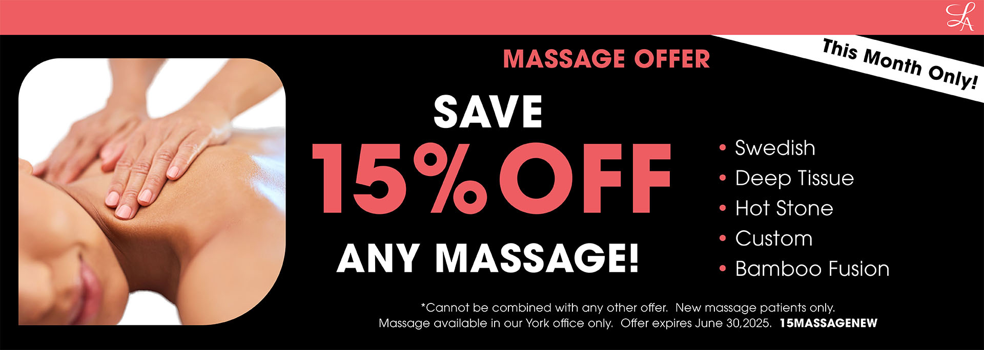 June 2025 Offers Land Massage