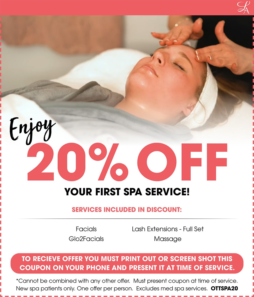 20% Off These Spa Services!