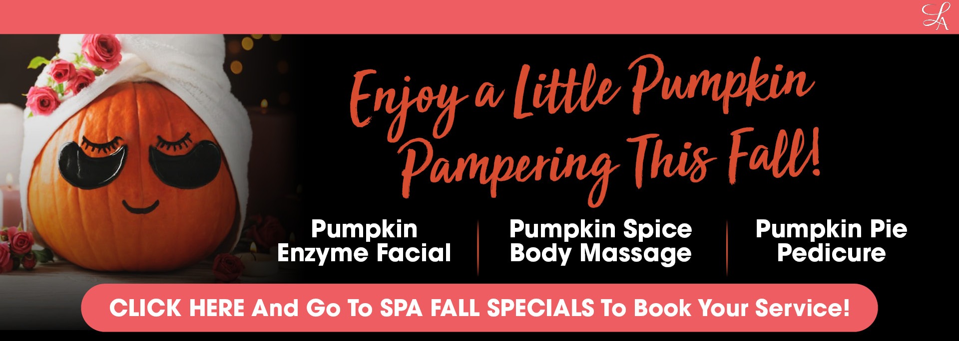 Fall Pumpkin Spa Specials