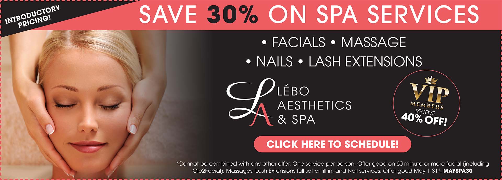 Spa Offer Coupon
